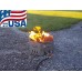 Stainless Steel Portable Propane Fire Pit